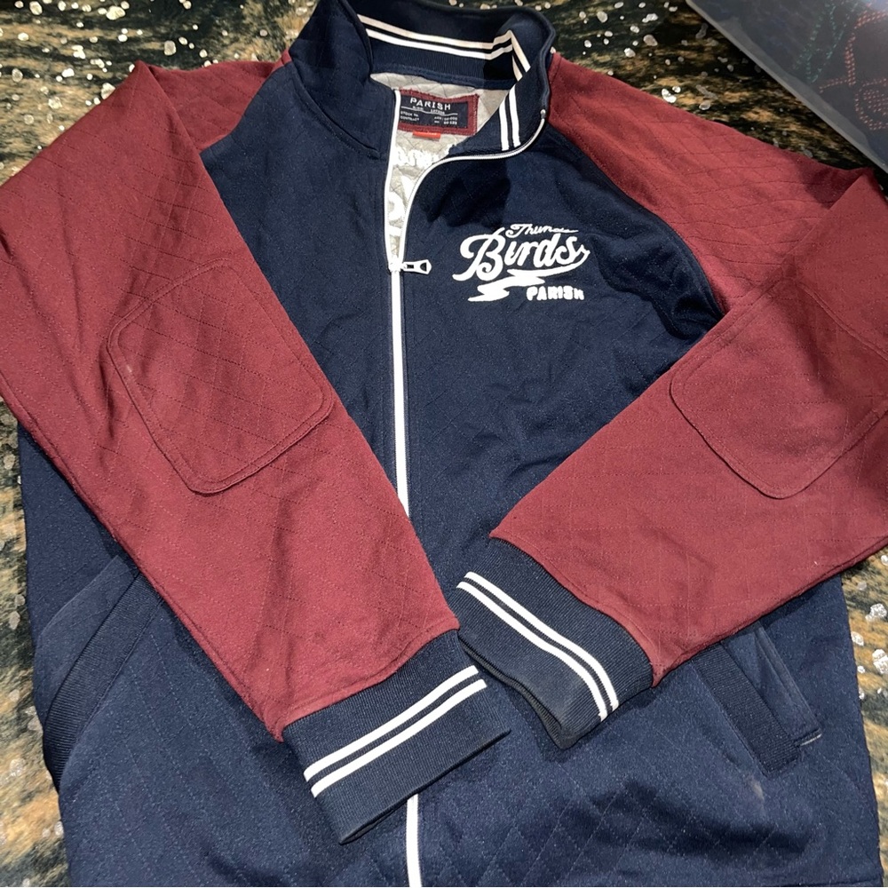 Parish Nation Mens Zip Up Heavy Jacket 2XL